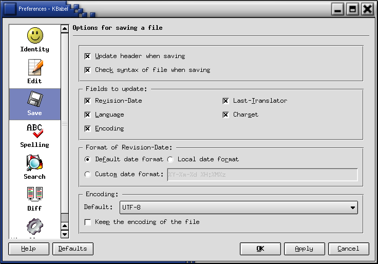 KBabel configuration